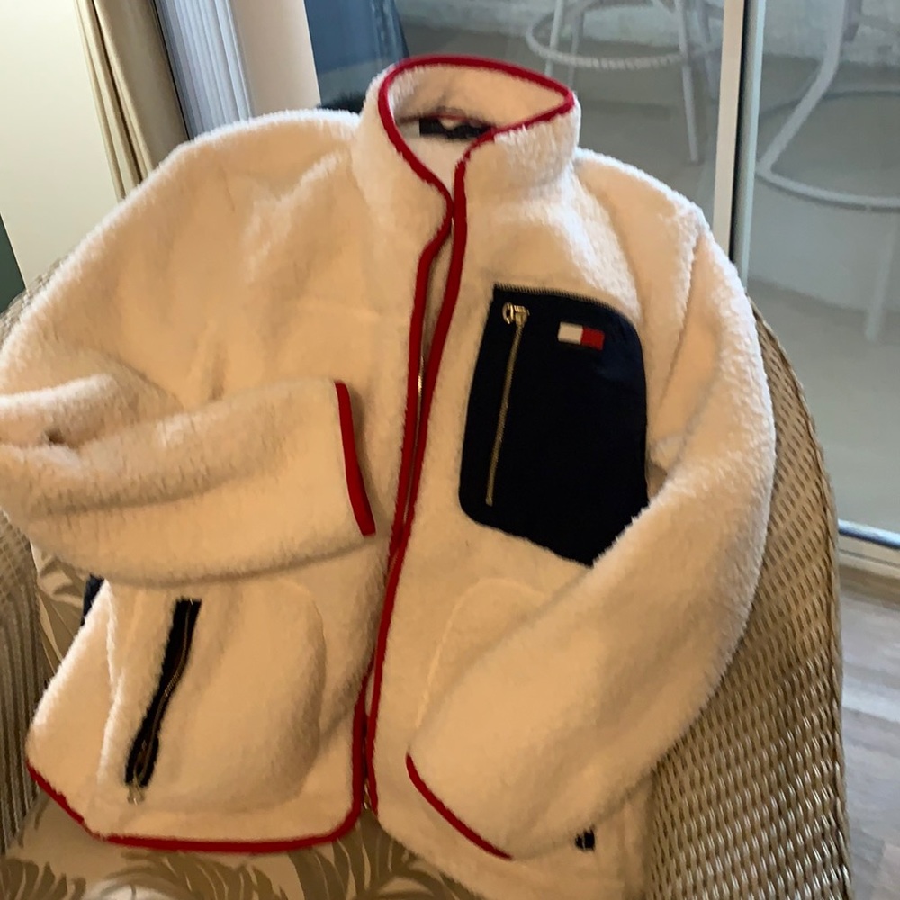 Fleece jacket white XL